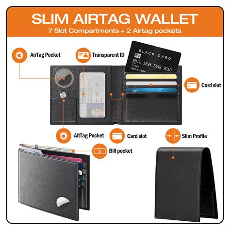 air tag rfid wallet|best wireless airtag wallet.